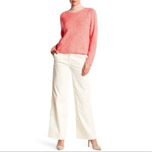 Full-length wide-leg chino trouser